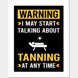 Warning Tanning Posters and Art